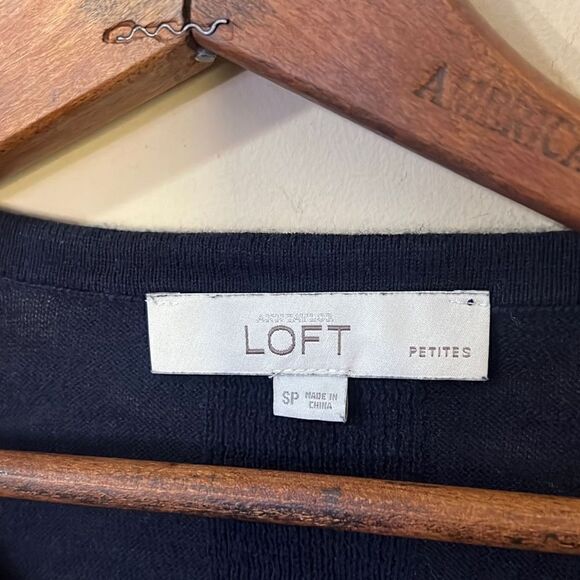 Ann Taylor LOFT Embroidered Sleeve Top - Picture 4 of 6